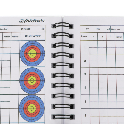 Archery Scorebook Target Shooting Score Record Notebook