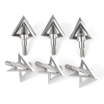 AME ARCHERY Cross Star 4-Blade Hunting Broadhead (12pcs)