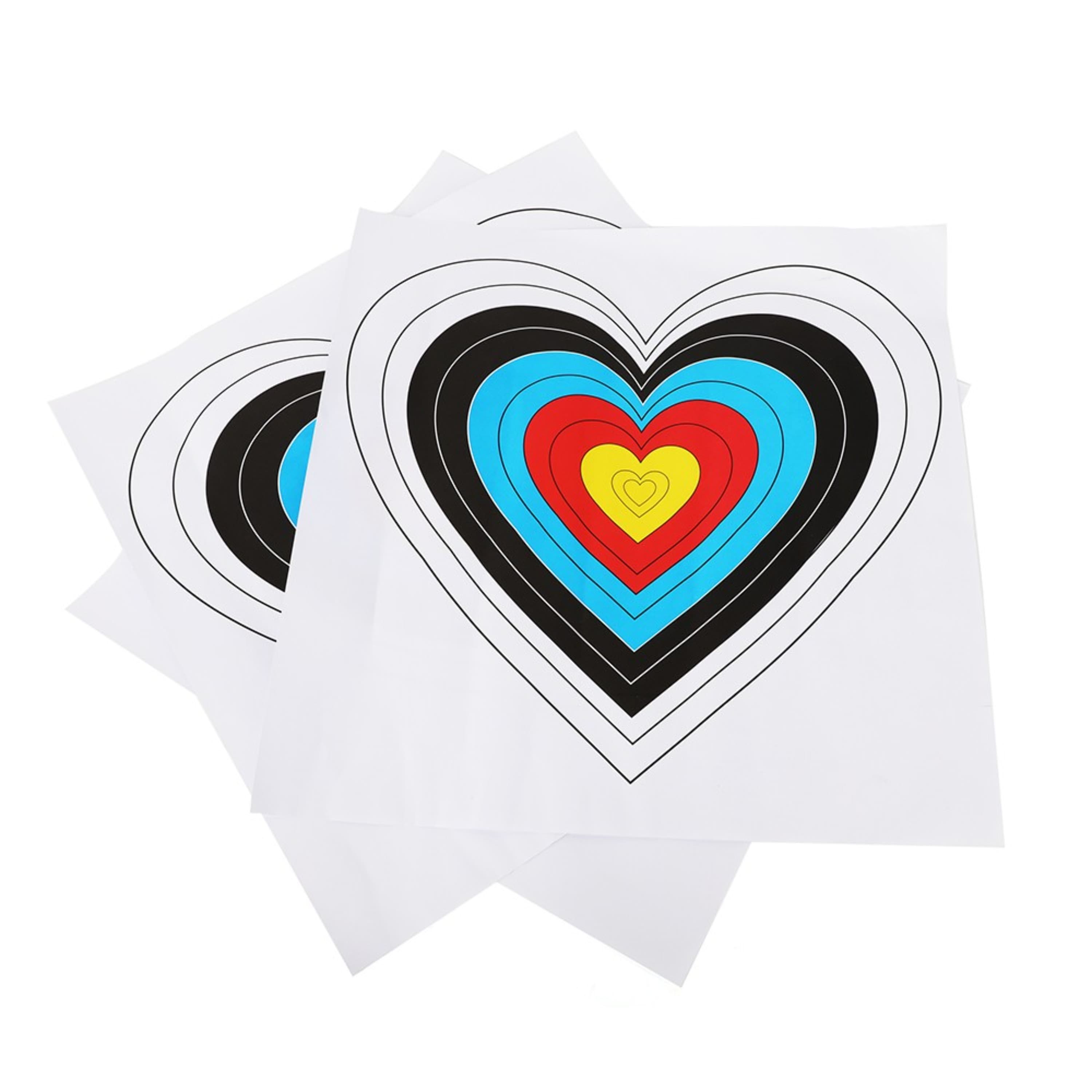 40cm Heart Archery Target Paper for Shooting Training