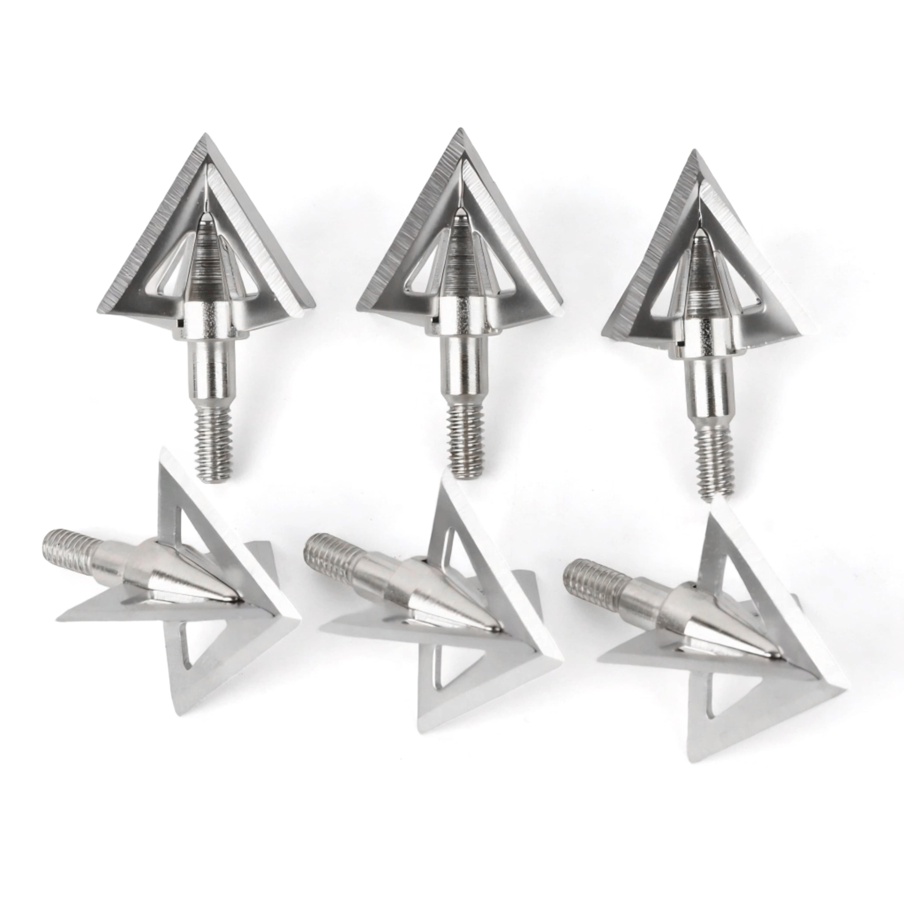12X Archery Arrowhead 100gr Broadhead Screw-in Bow Hunting Shooting 