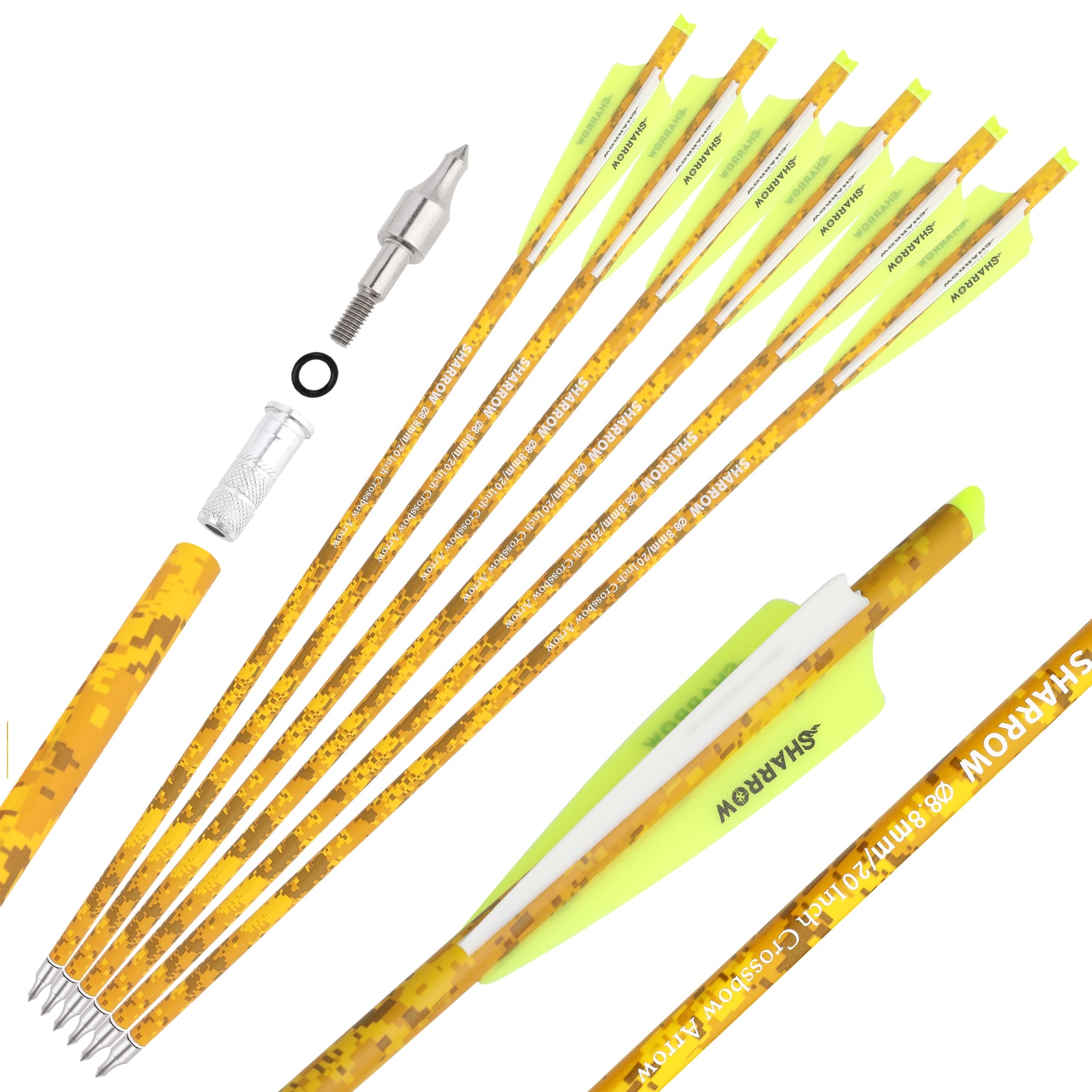 12X Archery Carbon Bolts Arrows 16" 18" Vanes Bow Hunting Shoot
