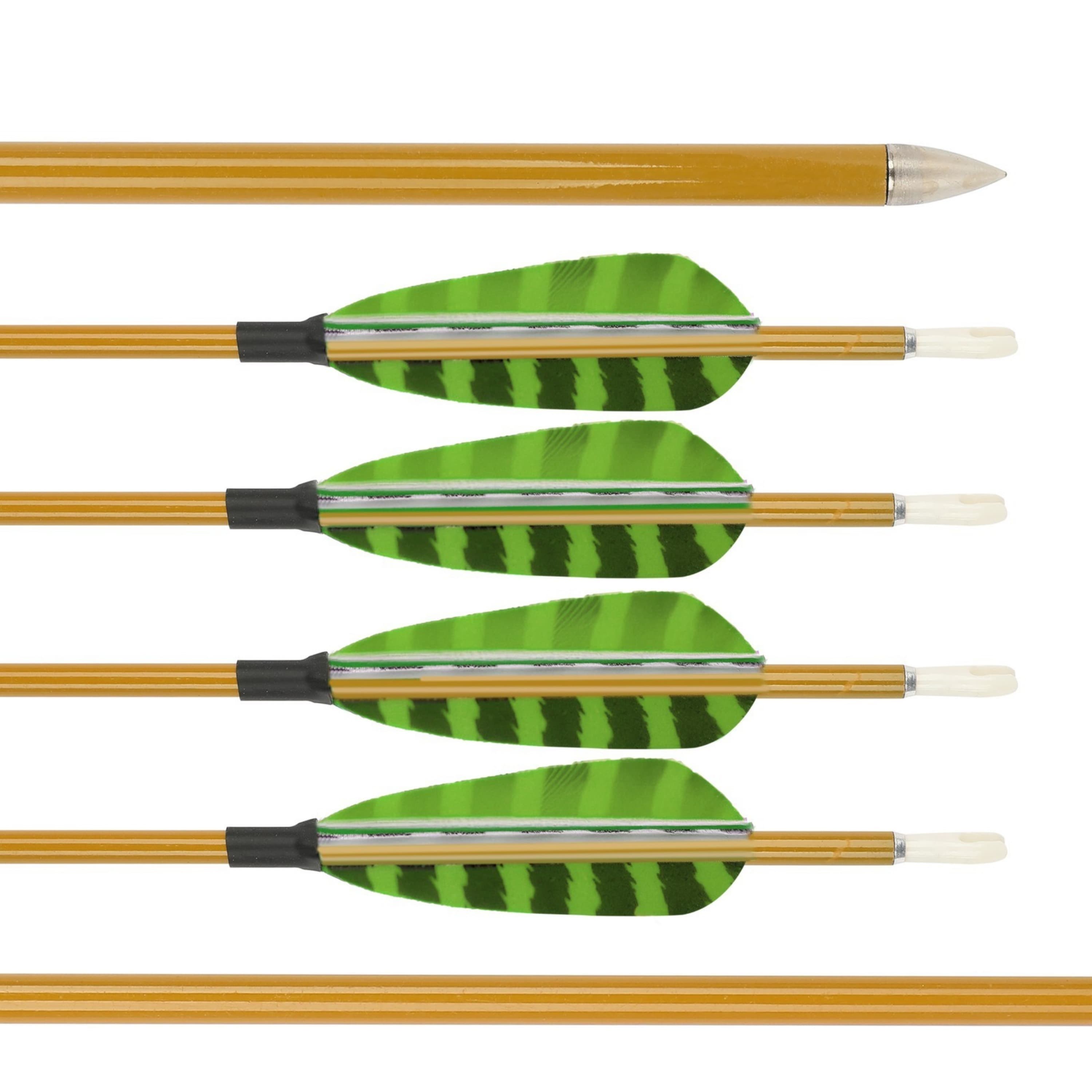 AME ARCHERY Turkey Feather Carbon Arrows Professional Arrows (12pcs)