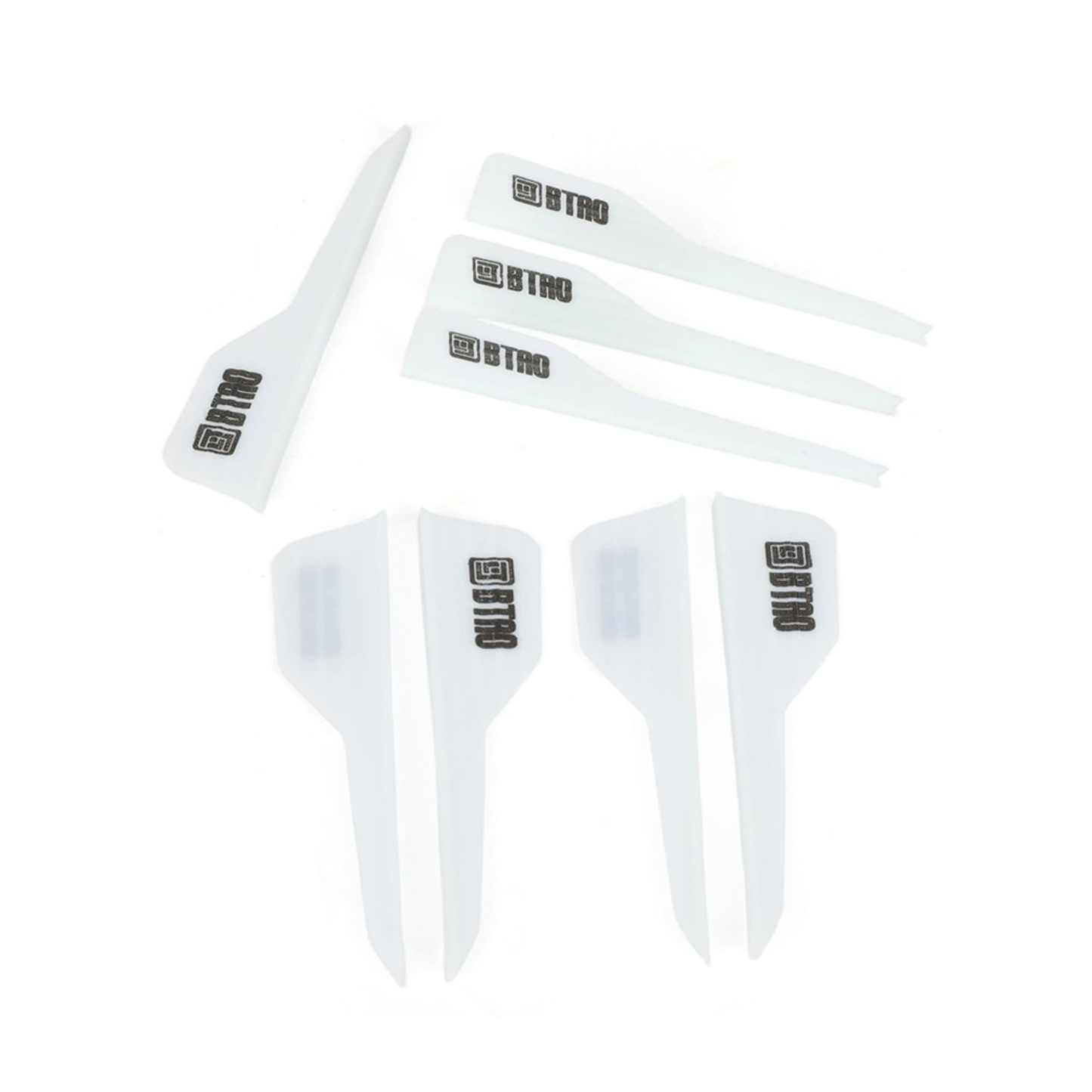 2.5" Rubber Fletching Vanes for Archery Arrows(50pcs)