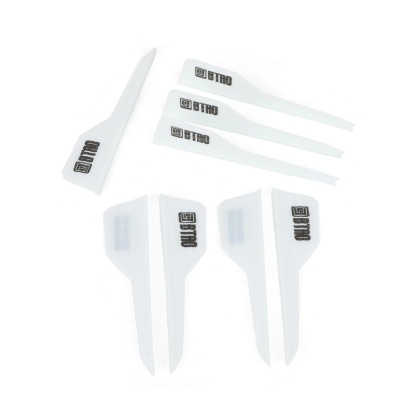 2.5" Rubber Fletching Vanes for Archery Arrows(50pcs)