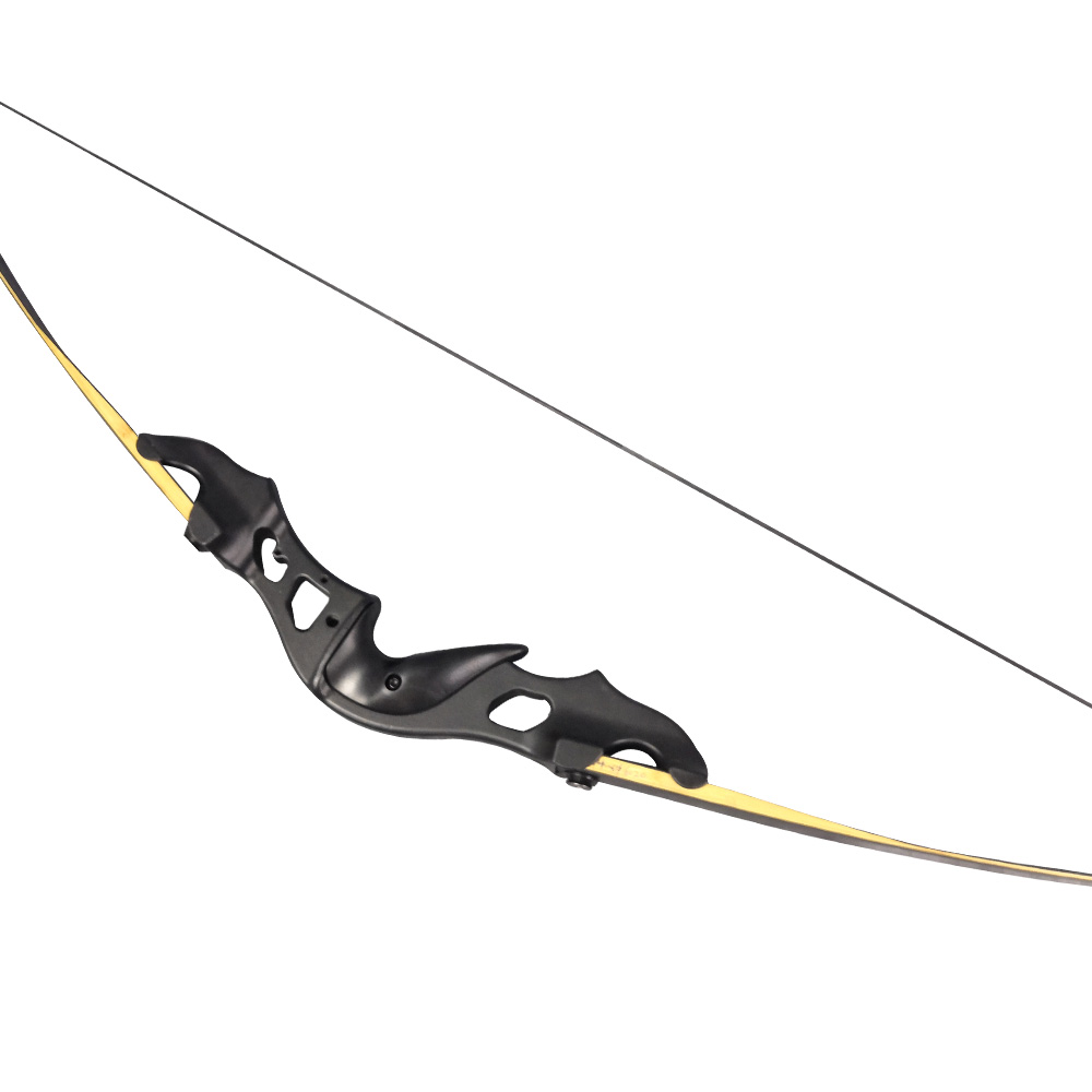 BLACK HUNTER 60" Hunting Recurve Bow 20–55lbs Metal Kit