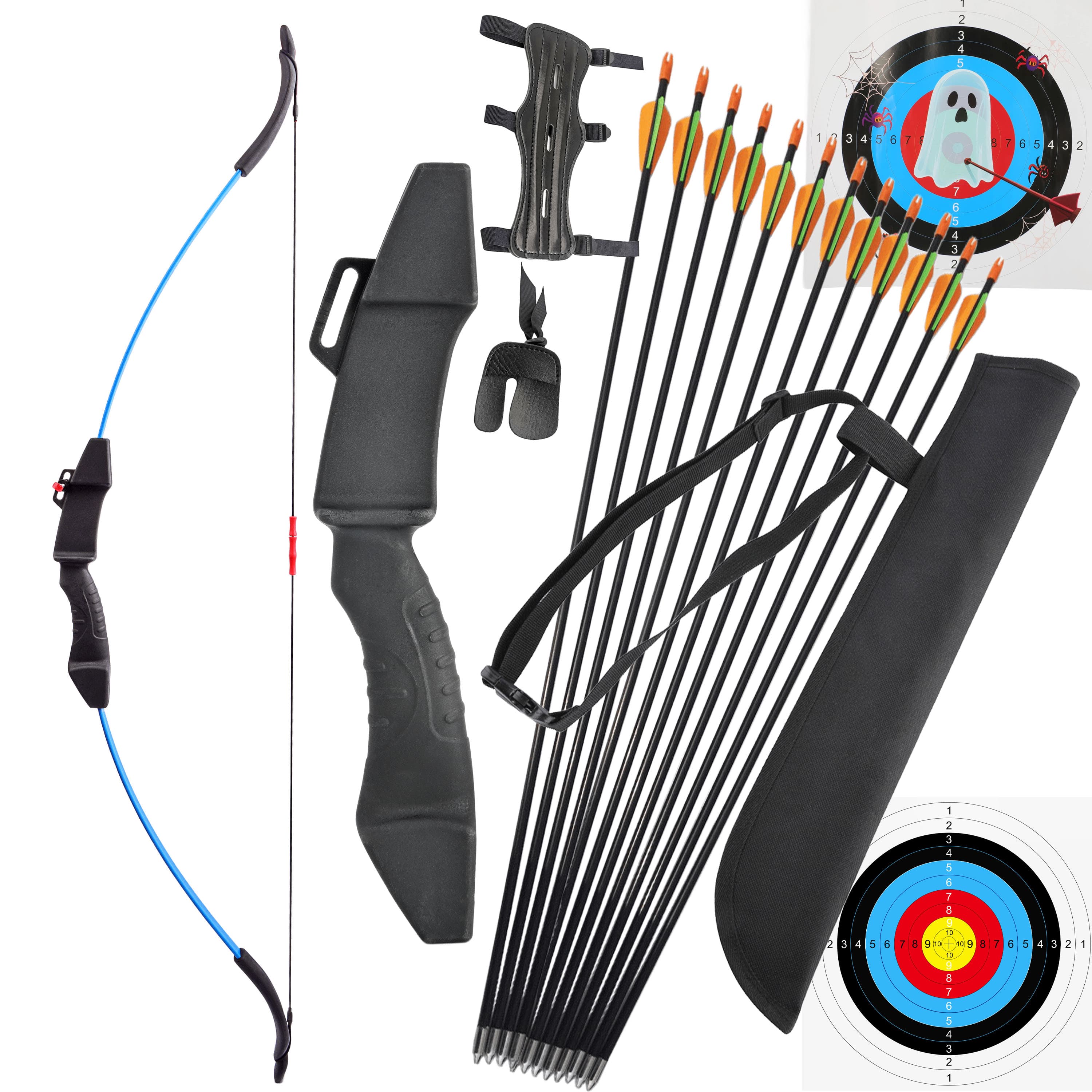 Children Archery Recurve Bow Shooting Gift 8-15lbs