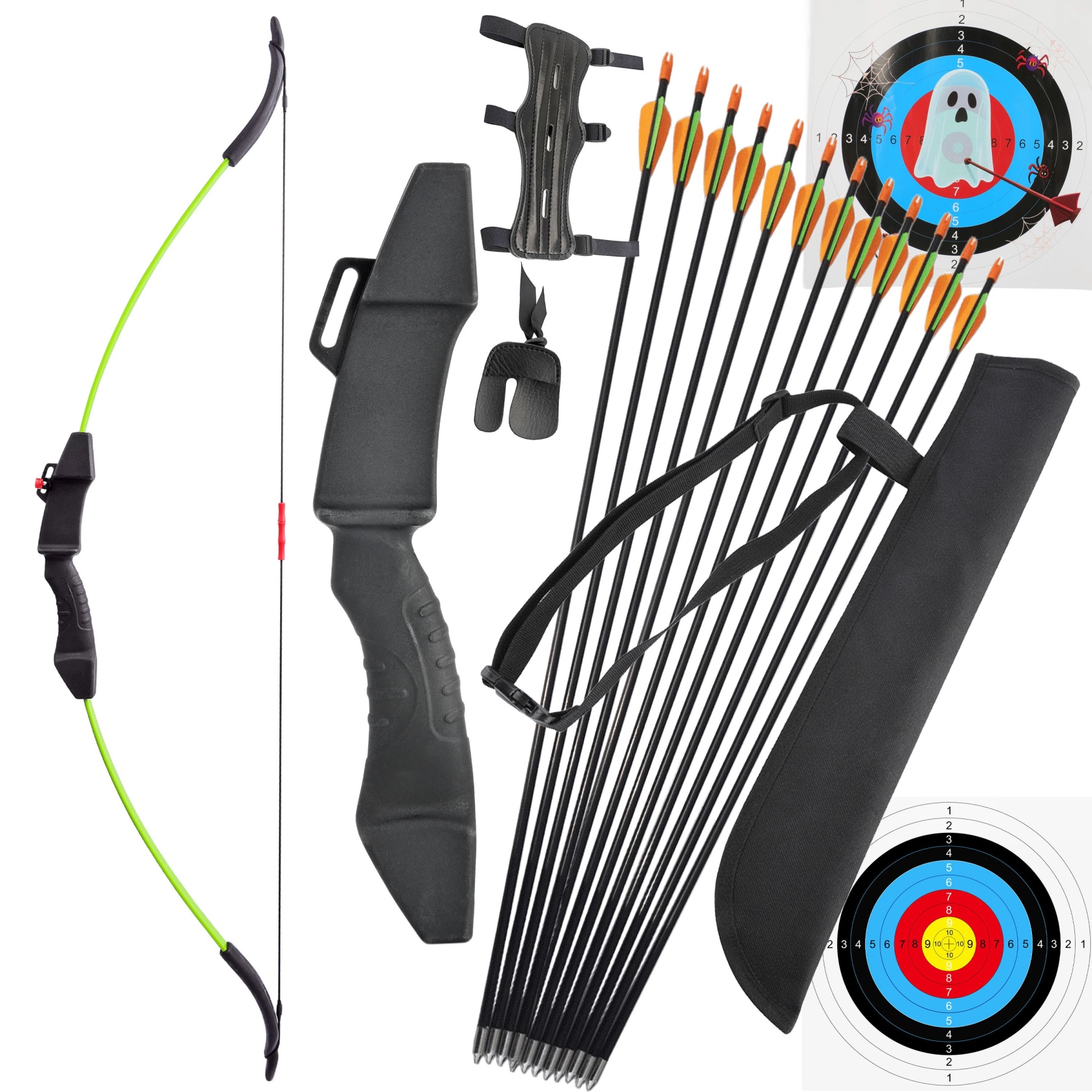 Children Archery Recurve Bow Shooting Gift 8-15lbs