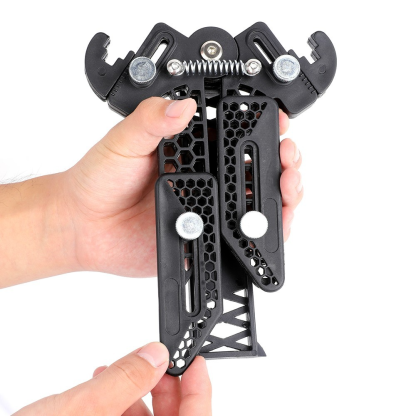 Compound Bow Stand Holder Kick Rack Legs Bracket Adjustment
