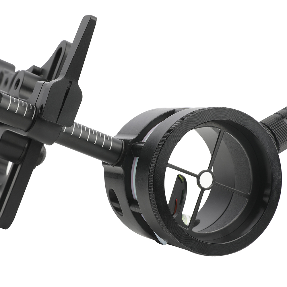 AME Dual-Pin Lever Sight – CNC Aluminum Adjustable Bow Sight with Fiber Optics