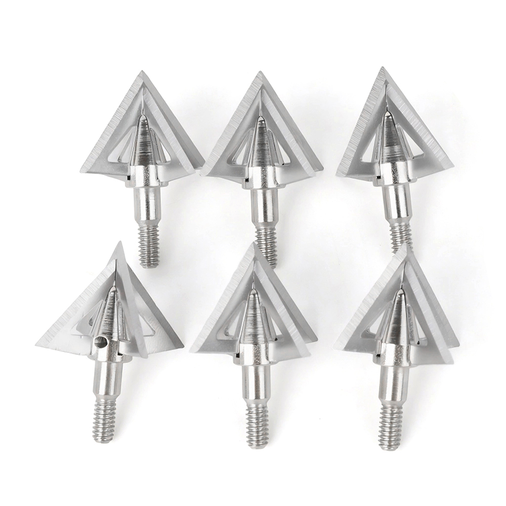 AME ARCHERY Cross Star 4-Blade Hunting Broadhead (12pcs)