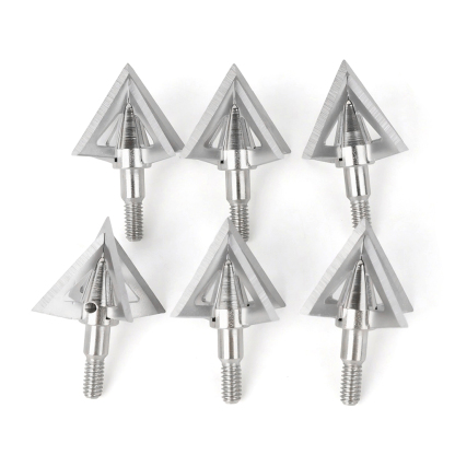 AME ARCHERY Cross Star 4-Blade Hunting Broadhead (12pcs)