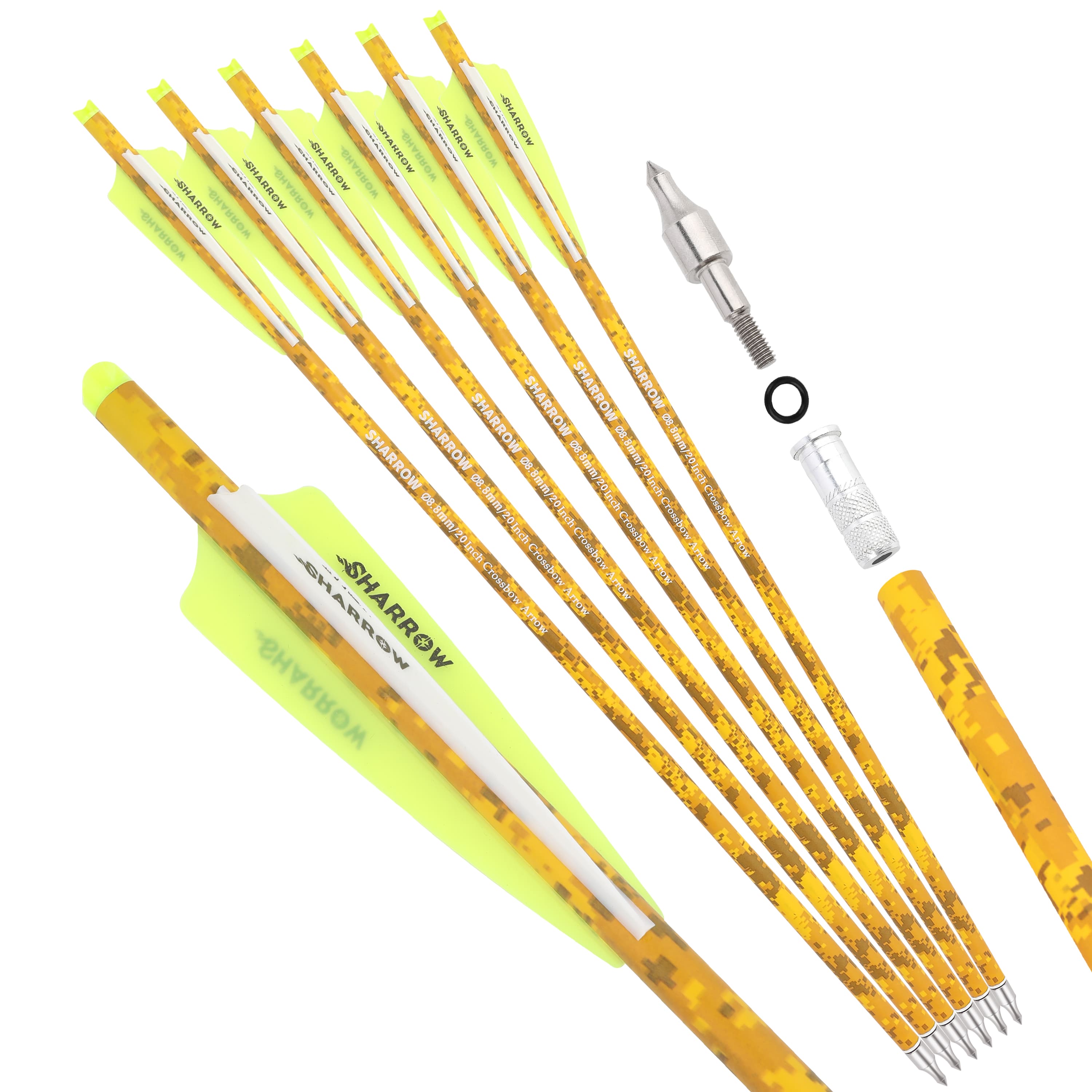 12X Archery Carbon Bolts Arrows 16" 18" Vanes Bow Hunting Shoot