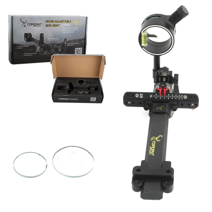1 Pin Compound Bow Sight 0.019" Micro Fiber Archery Hunting