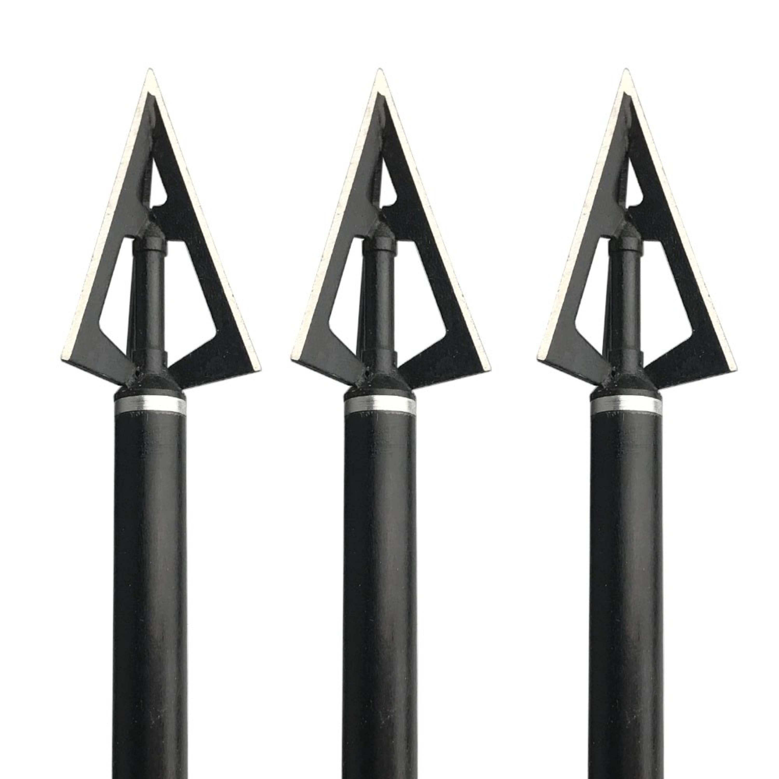 100 Grain Broadheads Stainless Steel Hunting Arrow Tips