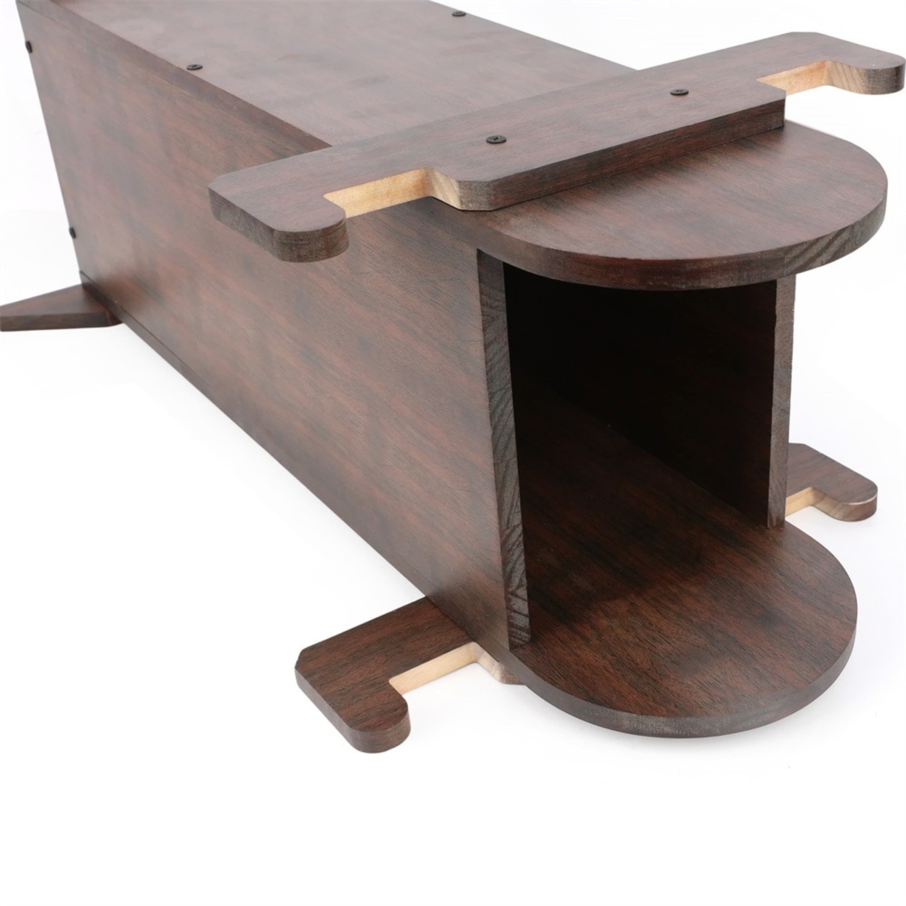 Traditional Wooden Archery Bow Stand Quiver Holder