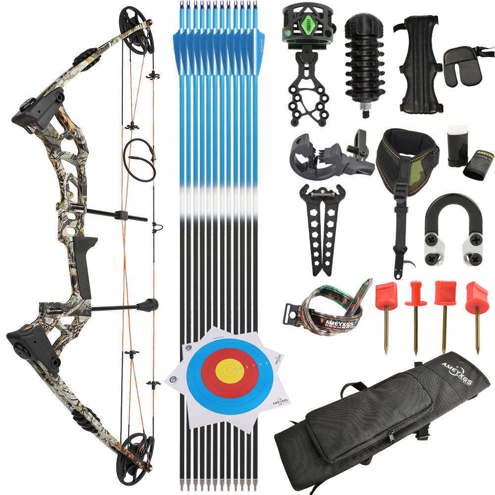 Junxing Archery Compound Bow Set 0–70lbs Adjustable M121A 