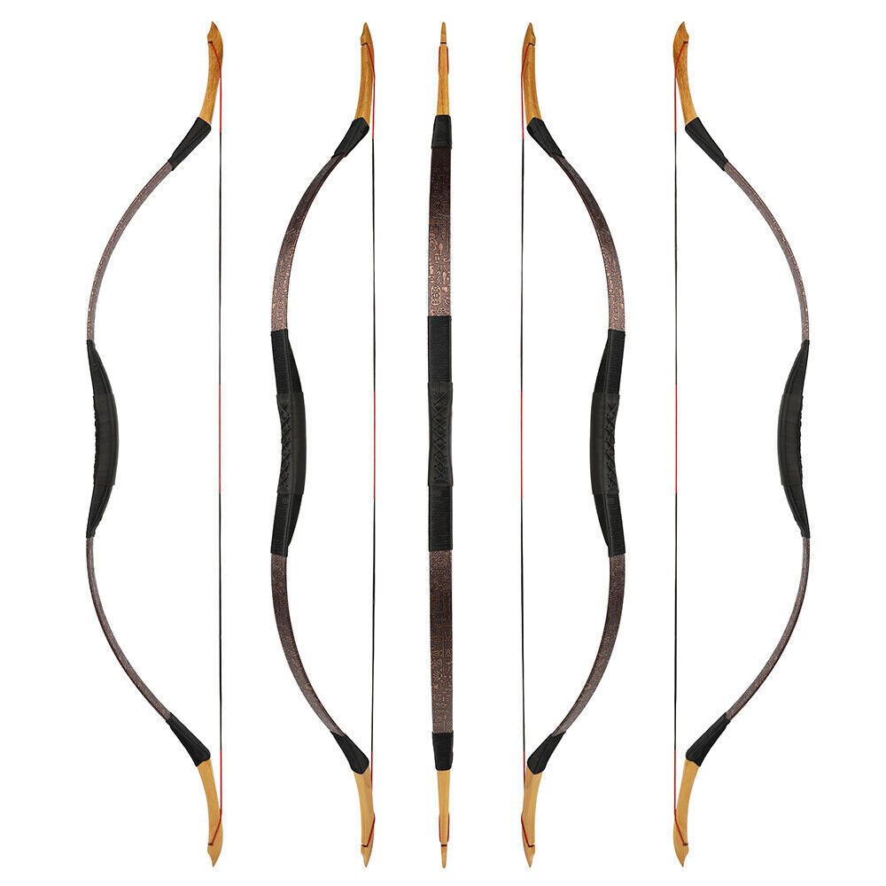AME ARCHERY Traditional Recurve Bow – 20–50lbs for Target Practice & Outdoor Shooting