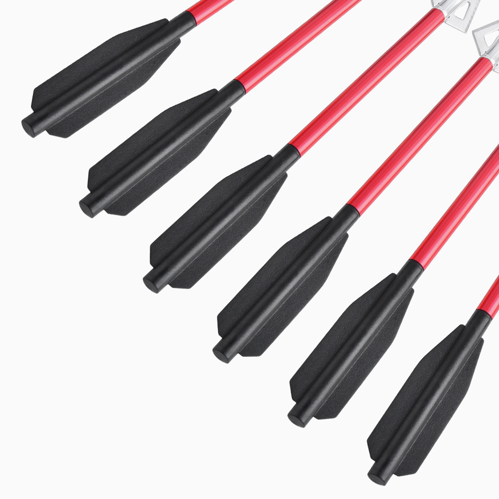 AME ARCHERY Aluminum Shaft Broadhead Mini Crossbow Arrows (12pcs)