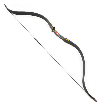Youth Traditional Recurve Bow - 37" Lightweight Colorful Archery Bow 