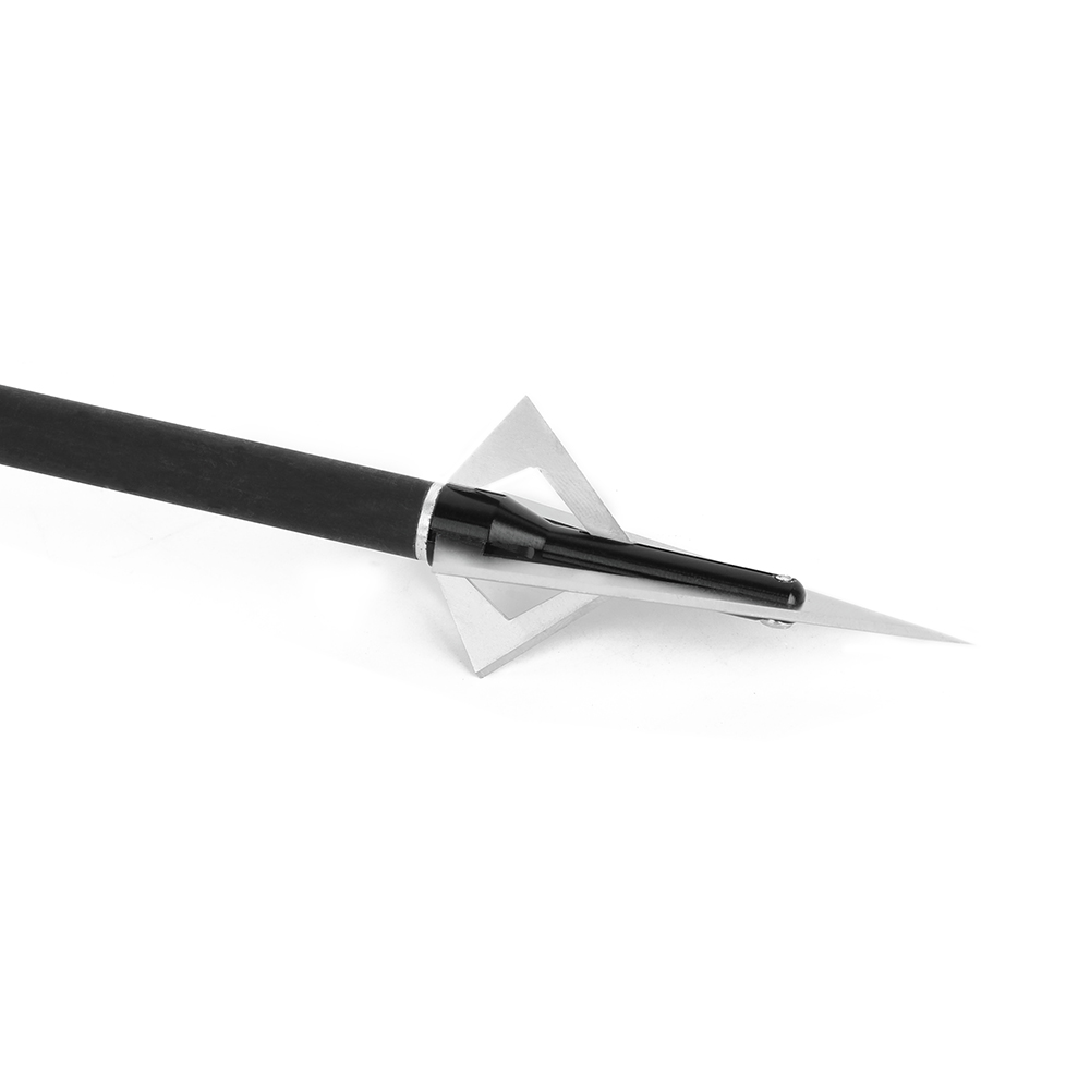 AME ARCHERY Broadhead Arrow Tips – 420 Steel Blades(6pcs)