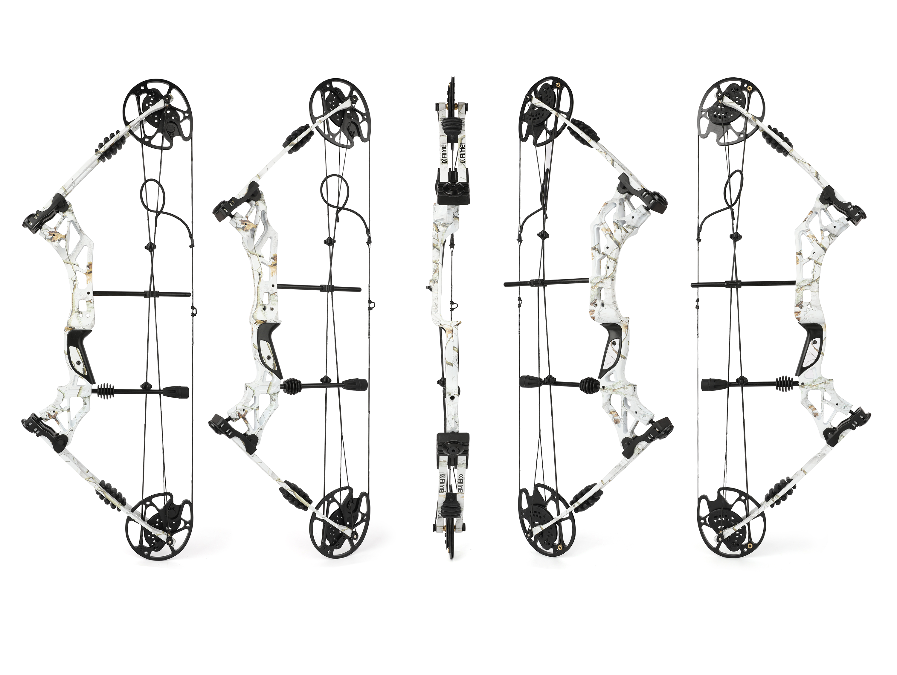 Kamei Han Snow Camo Compound Bow Set