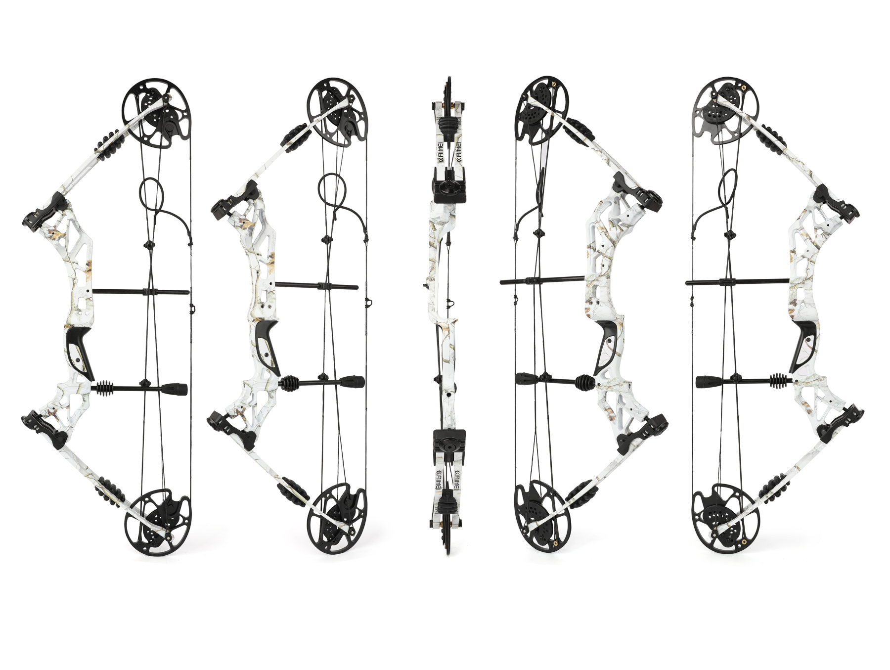 Kamei Han Snow Camo Compound Bow Set
