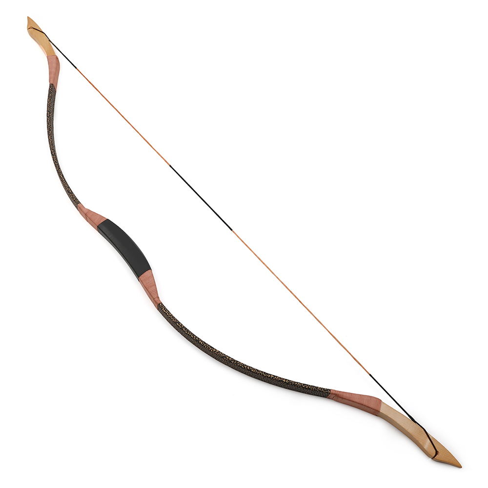 AME ARCHERY 100LBS Vintage Dragon Claw Pattern Traditional Bow