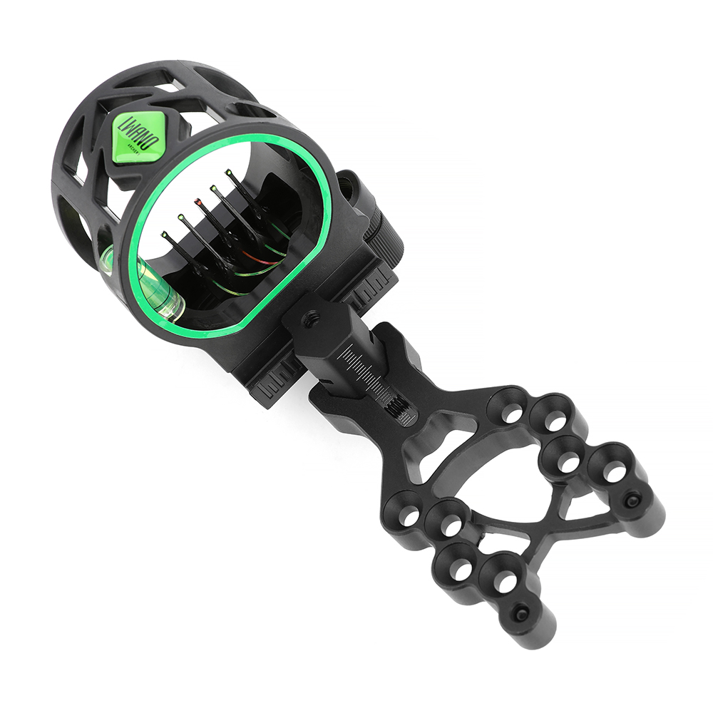 AME ARCHERY M1 5-Pin Bow Sight - Adjustable, Flip-Mount, CNC Machined Aluminum