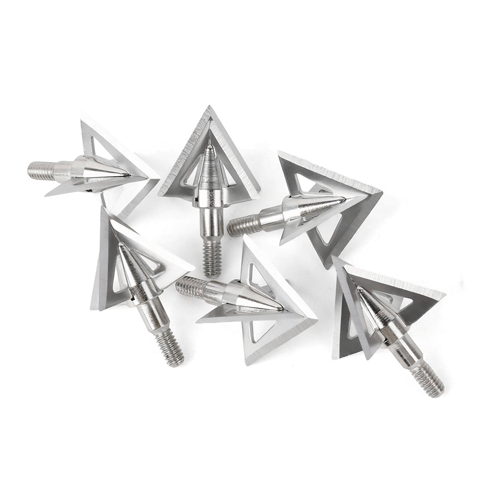 AME ARCHERY Cross Star 4-Blade Hunting Broadhead (12pcs)