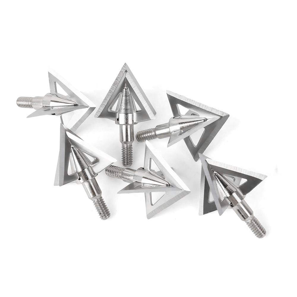 AME ARCHERY Cross Star 4-Blade Hunting Broadhead (12pcs)