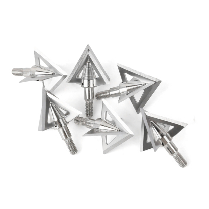 AME ARCHERY Cross Star 4-Blade Hunting Broadhead (12pcs)