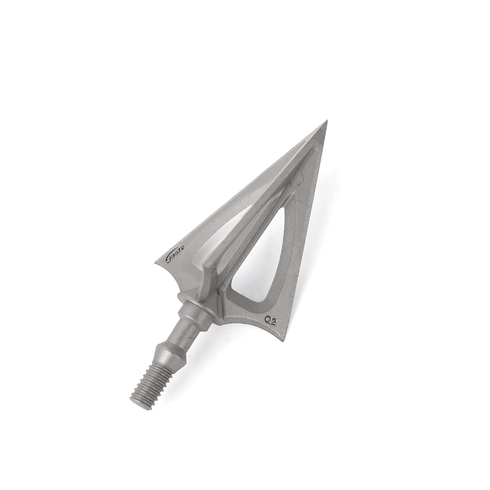 Q2 420 Stainless Steel Hunting Broadheads (12pcs) – 100 Grain