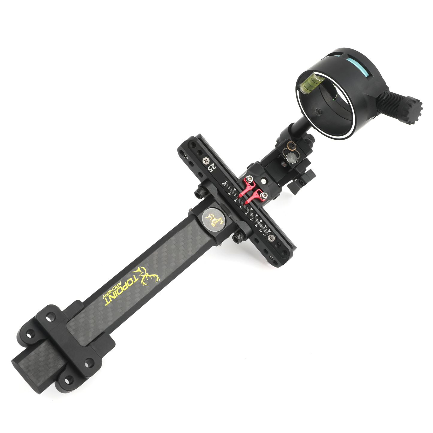 1 Pin Compound Bow Sight 0.019" Micro Fiber Archery Hunting