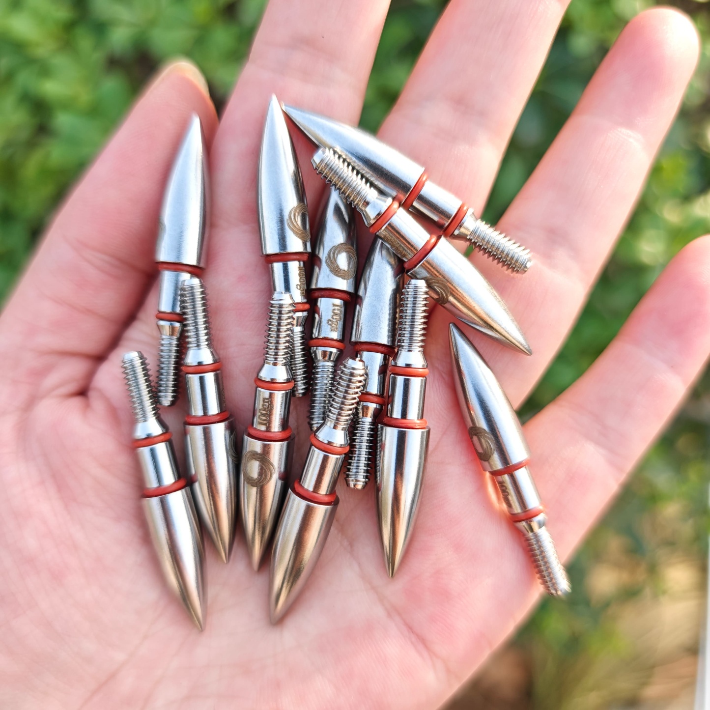 12X Archery Arrowheads 100gr Hunting Tips Recurve Compound Target