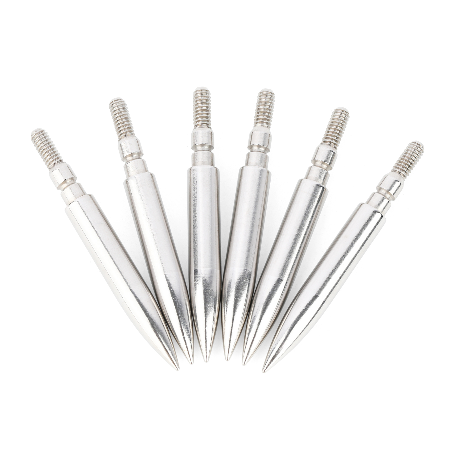 Archery Arrowhead Field Points Steel Arrow Tips 100-200gr Target 24X