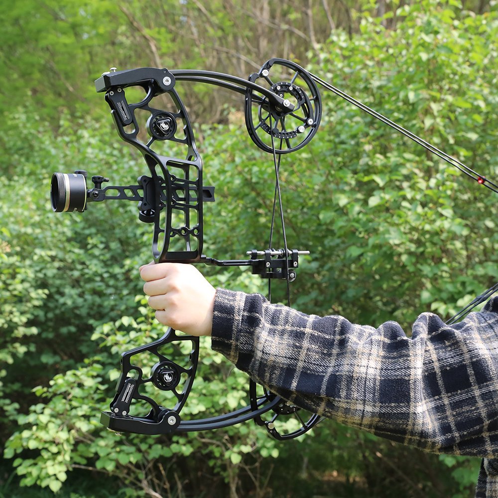 VITESSE MAX 30-80lbs Marble Archery Dual Purpose Compound Bow-Visual pound system