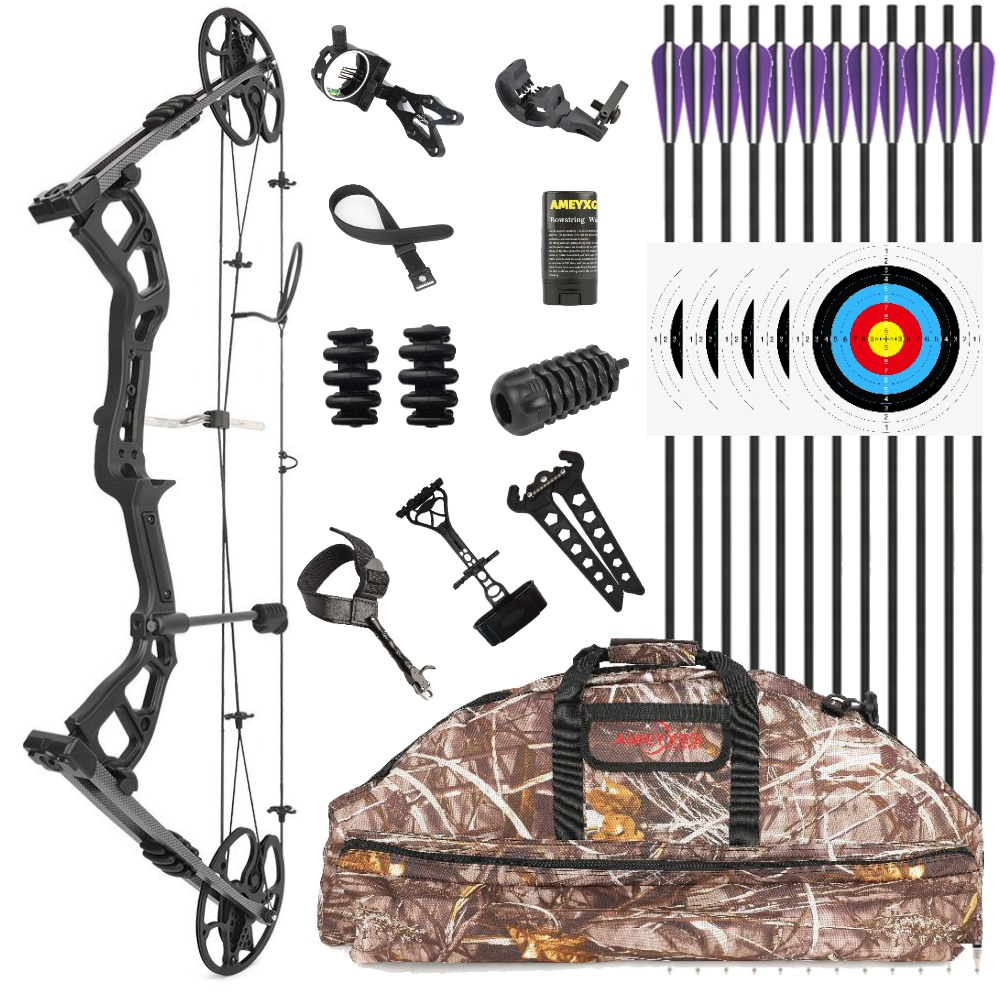 JunXing Archery M193 Hunting Compound Bow Set