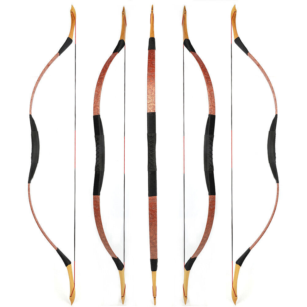 AME ARCHERY Traditional Recurve Bow – 20–50lbs for Target Practice & Outdoor Shooting