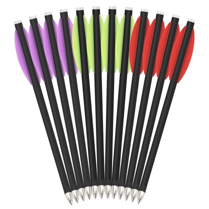 6.7-Inch Mini Carbon Crossbow Bolts High-Performance 16cm Hunting Bolts (12pcs)