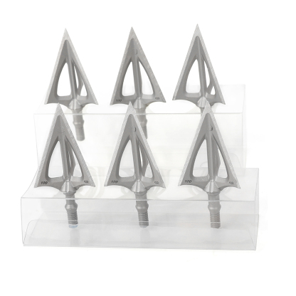 Q2 420 Stainless Steel Hunting Broadheads (12pcs) – 100 Grain