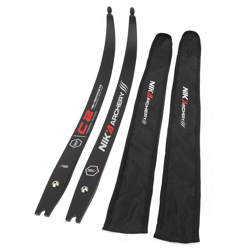  C2 ILF Recurve Bow Limbs – 25H@68", Carbon Fiber & Fiberglass, 12–50lbs