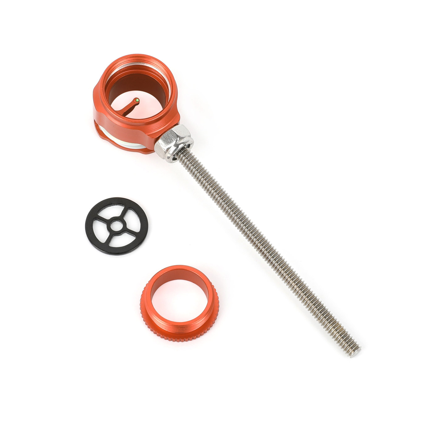 CX1 Olympic Recurve Bow Sight Aperture, 0.019" Fiber Optic, Alloy, Multiple Colors