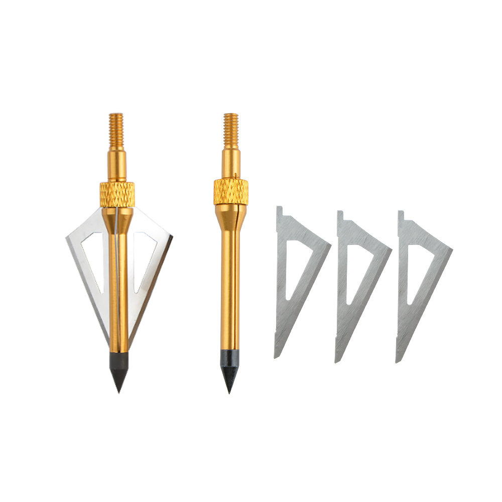 AME Metal Tin Box with Sponge, 6 Arrowheads, 4 Color Options, 28.1g