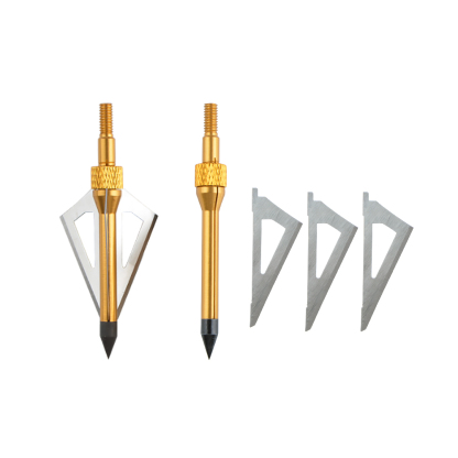 AME Metal Tin Box with Sponge, 6 Arrowheads, 4 Color Options, 28.1g