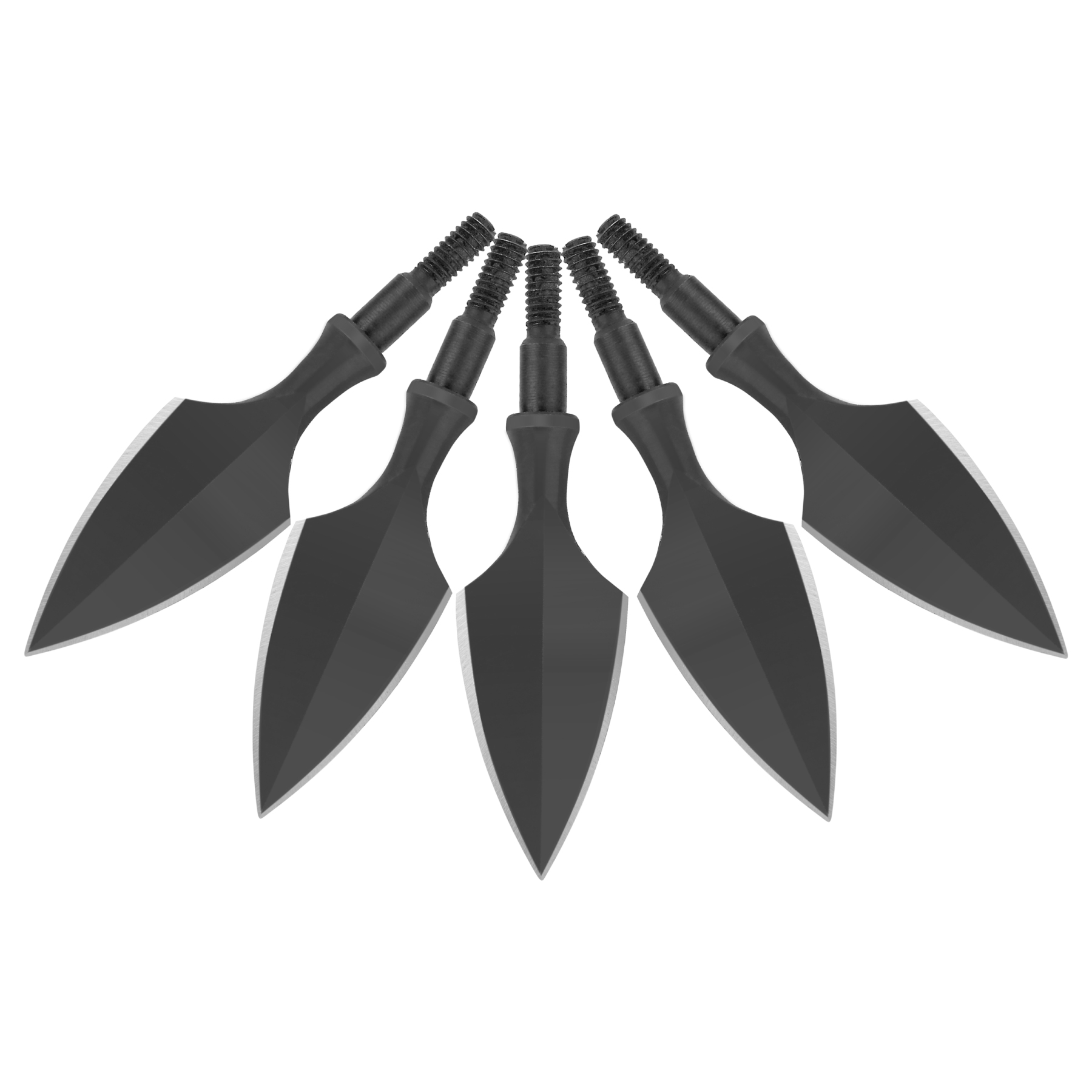 Traditional Archery Broadheads, 200 Grain, High Carbon Steel, 6pcs, 0.68" Cutting Diameter