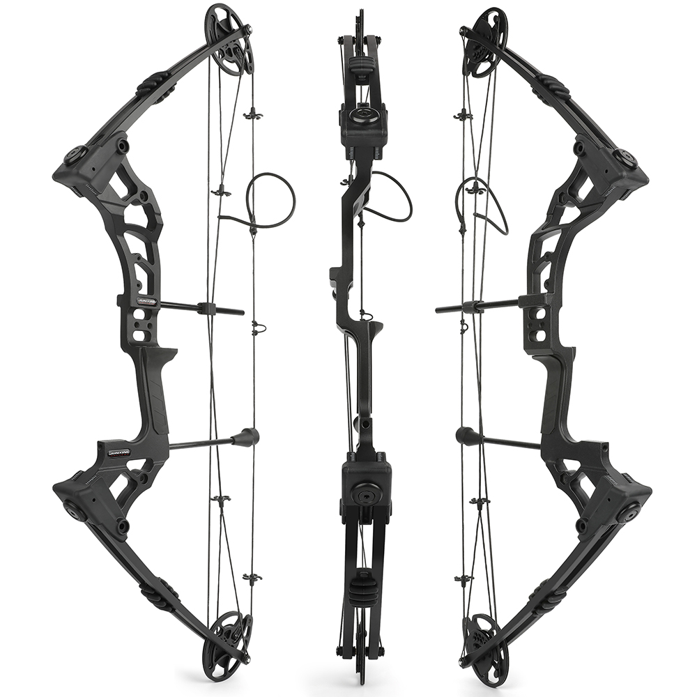 Junxing M121A Compound Bow Archery Set – 0–70 lbs Adjustable, 320 FPS