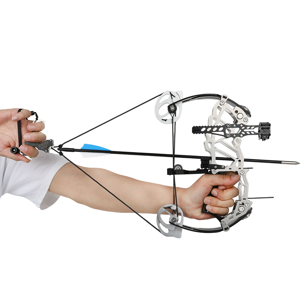 AME ARCHERY Short Axle Compound Bow – Style B – Adjustable 15–32lbs(Mini Bow)