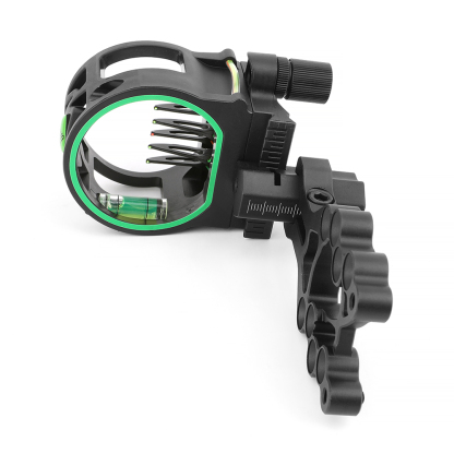 AME ARCHERY M1 5-Pin Bow Sight - Adjustable, Flip-Mount, CNC Machined Aluminum
