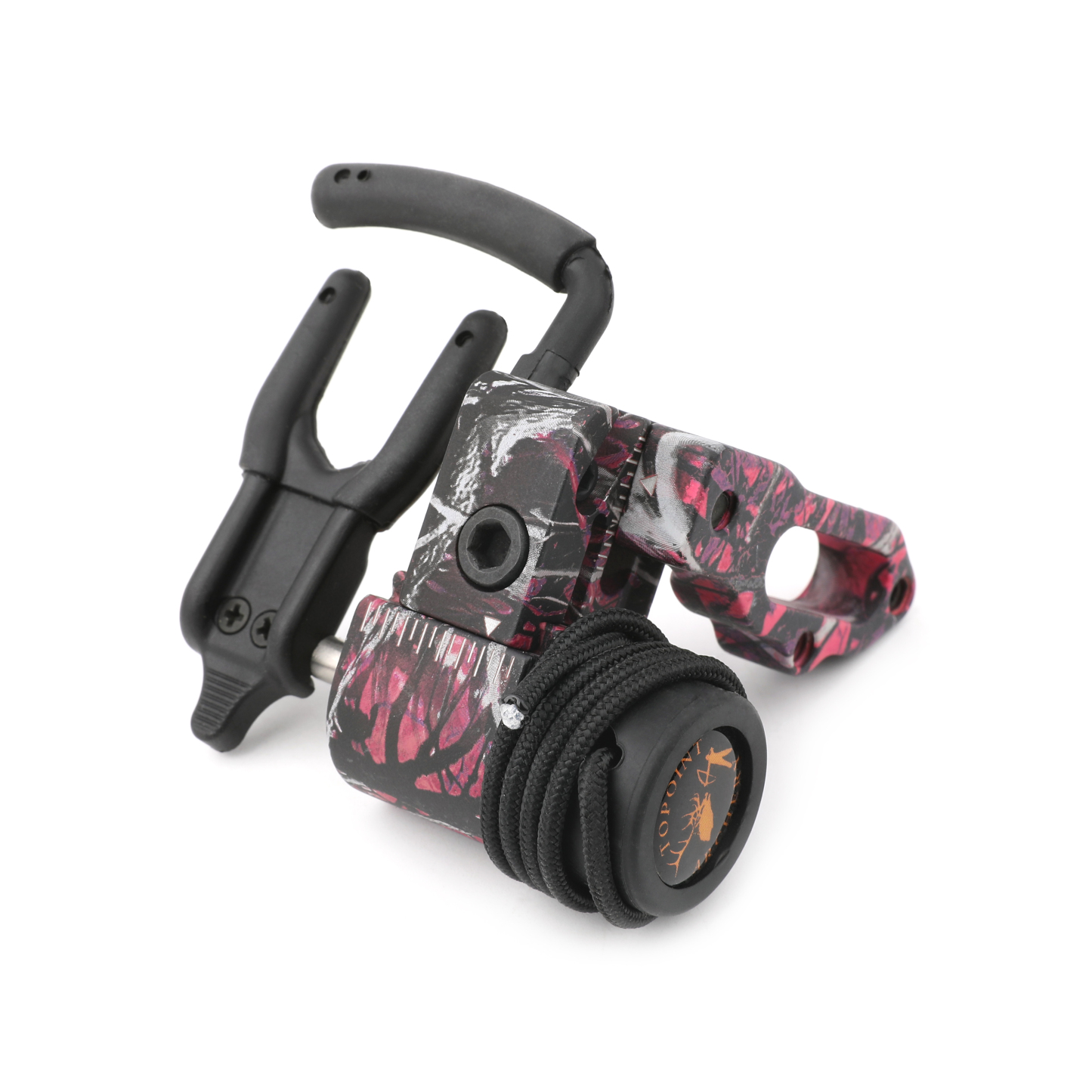 Topoint TP814 Archery Arrow Rest, CNC Aluminum Alloy, Micro-Adjustable, Left/Right Handed