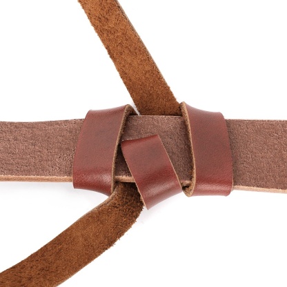 Brown Cowhide Traditional Archery Arrow Quiver Case